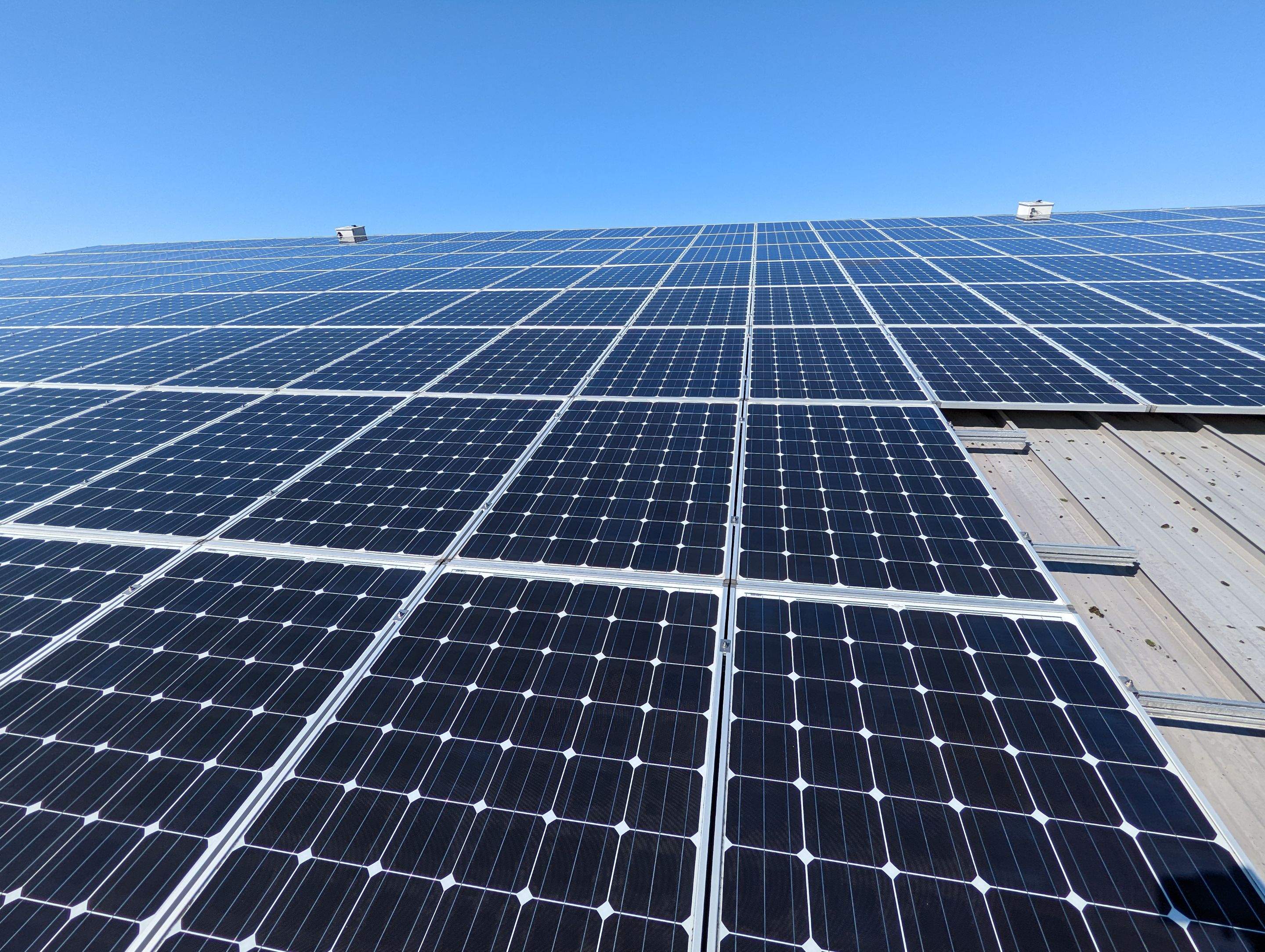 Los Alots Commercial Solar Panel Cleaning by All One Solar Shine