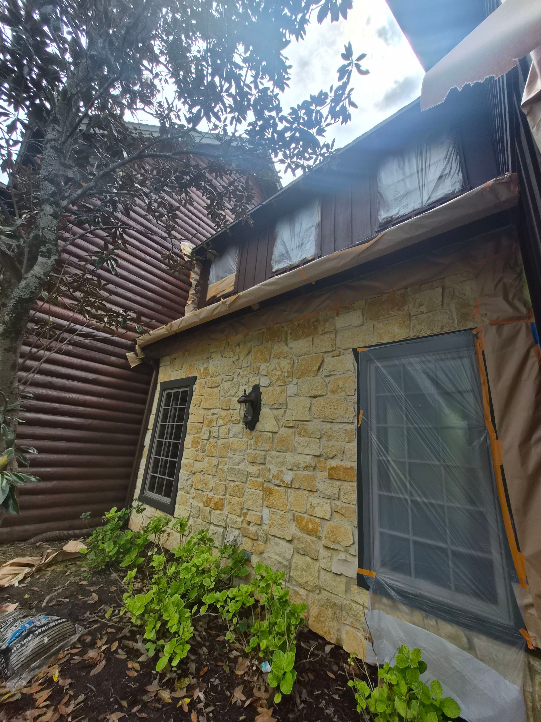 A Complete Exterior Refresh for a Custom Log Home & Property in Alba, Texas by Quality Coats Painting