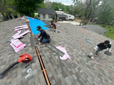 Residential Roofing Repair using Owen's Corning Duration (Lifetime) Shingles