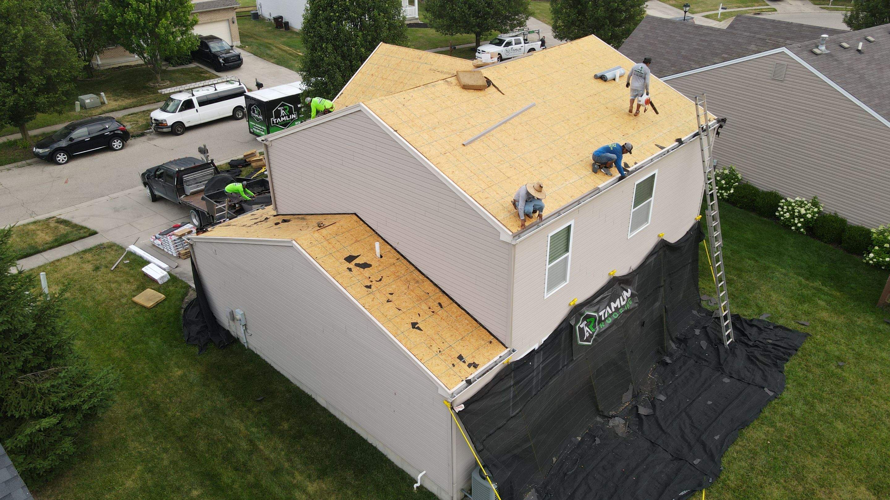 Roof paid for by insurance-Weathered Shadow by Tamlin Roofing