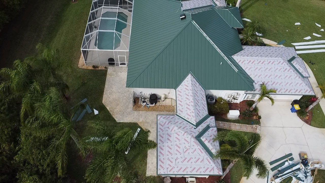 Kynar (Color Coated) Standing Seam Metal Roof Replacement by Sailfish Roofing