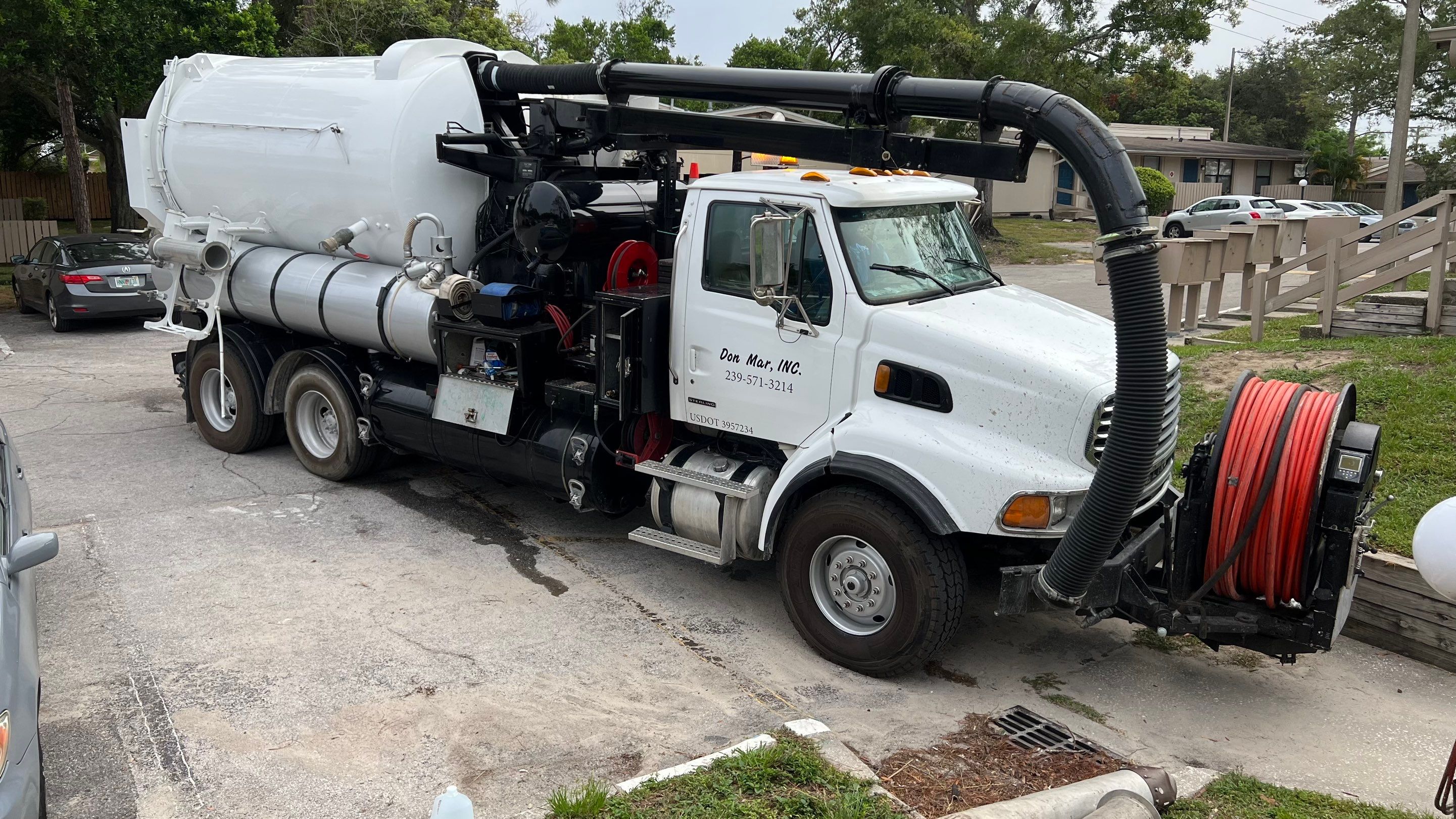 Apartment Complex Storm Water System Cleaning and Maintenance by Don Mar, Inc. Storm Water Solutions