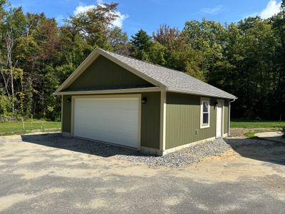 Two-Car Garage using LP SmartSide Panel Siding