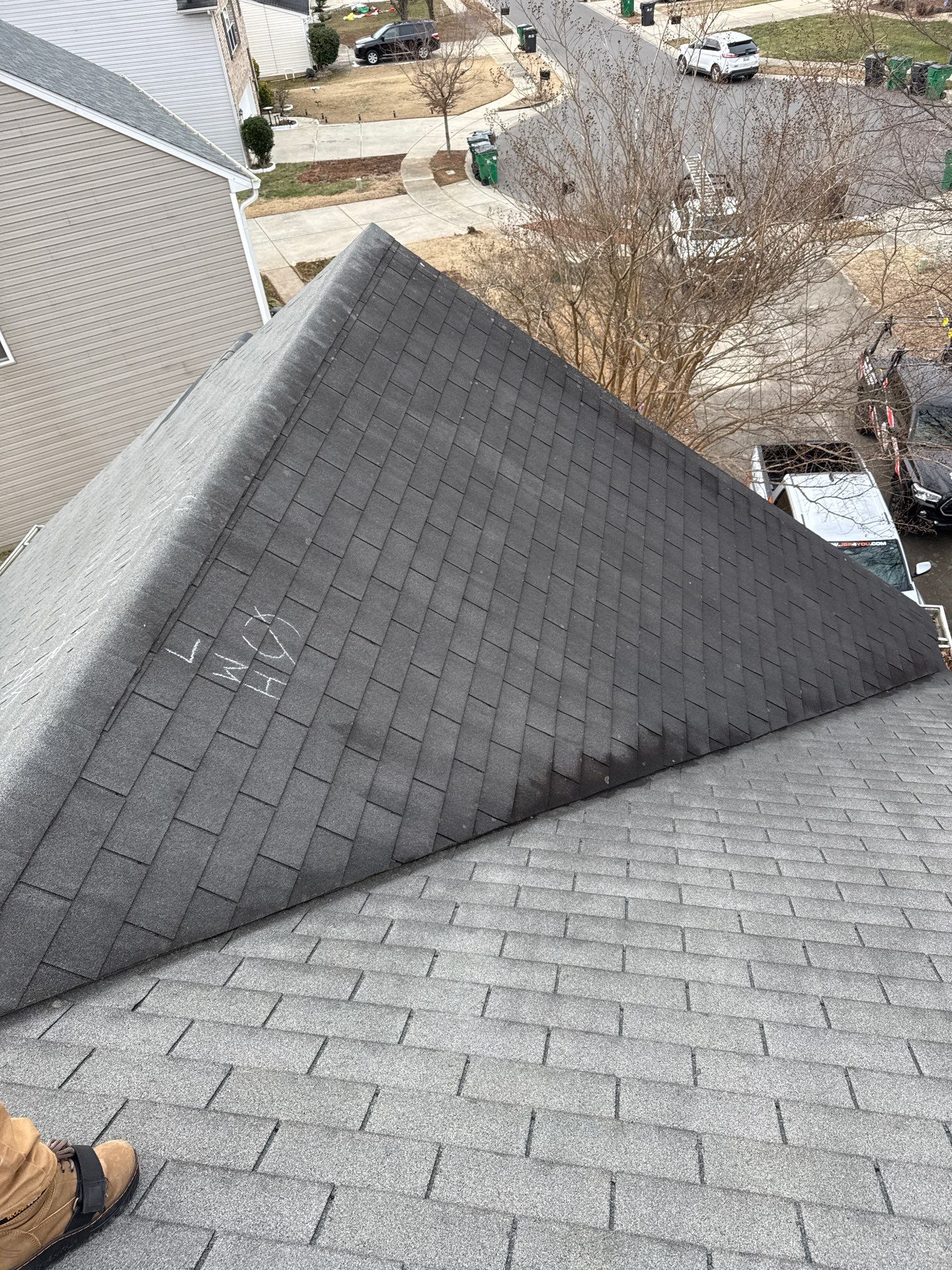 Roof replacement by hail damage by Just Brilliant Restoration JBR