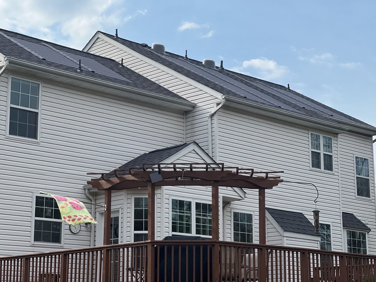 Solar Roof Replacement using GAF Timberline Solar Shingles by American Home Contractors