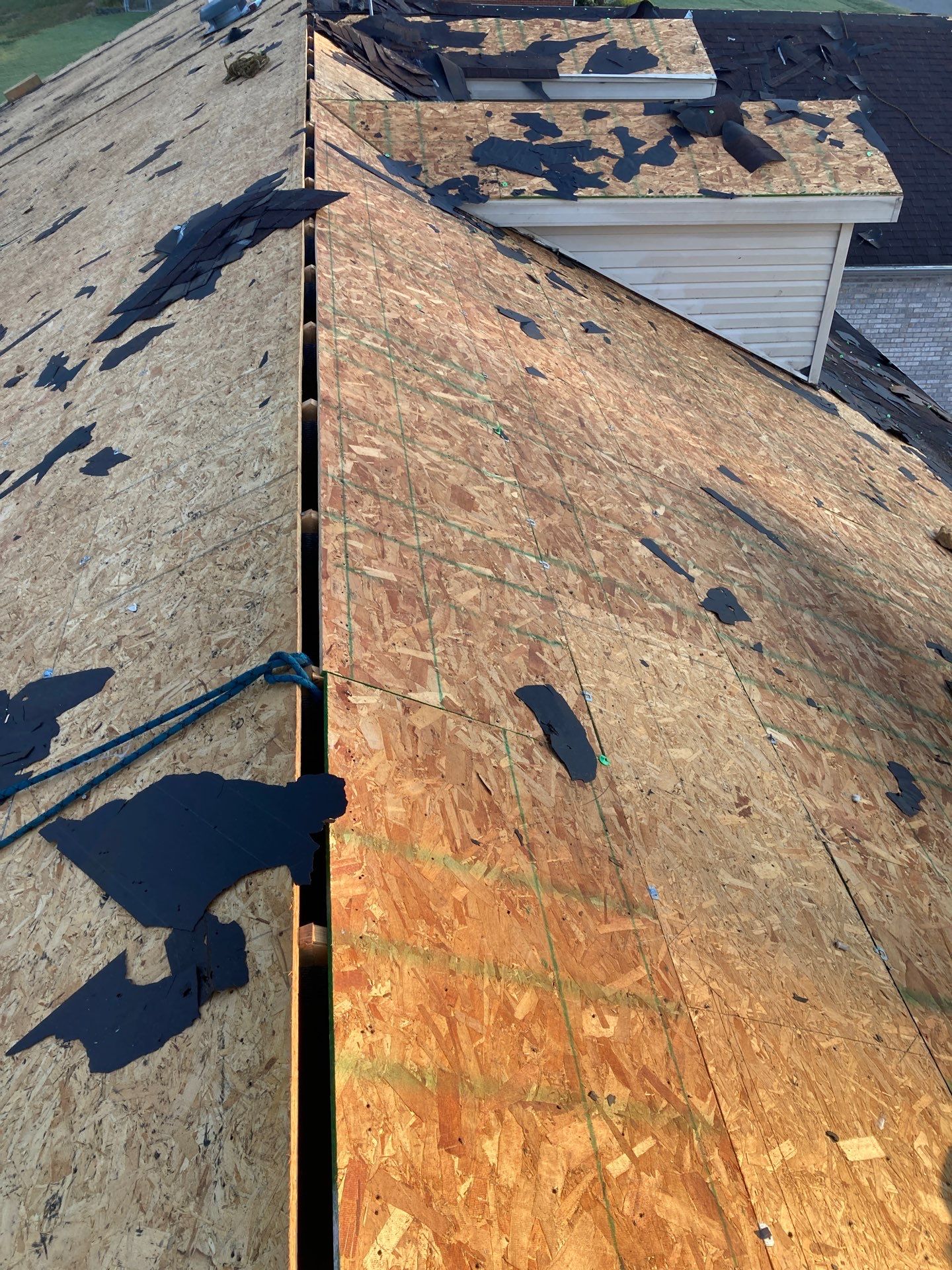 Residential Roofing Installation using GAF TImberline HDZ Hickory by Rainstoppers Roofing