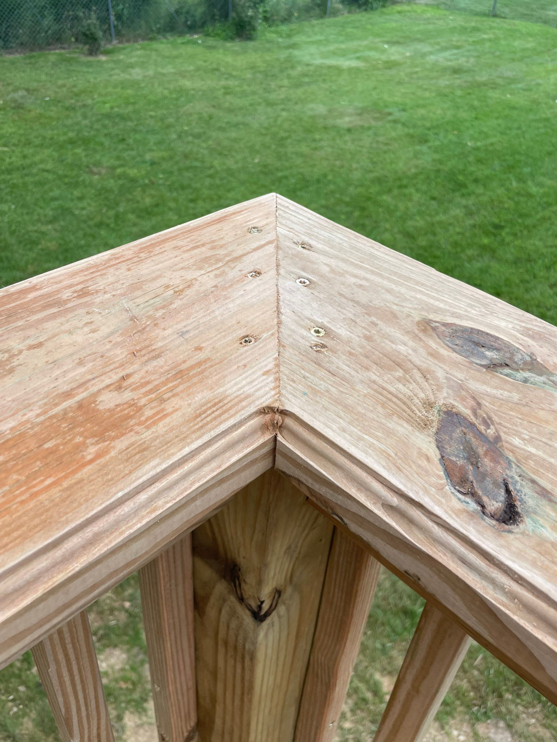 Deck Installation using Treated Lumber by Avalon Roofing and Exteriors