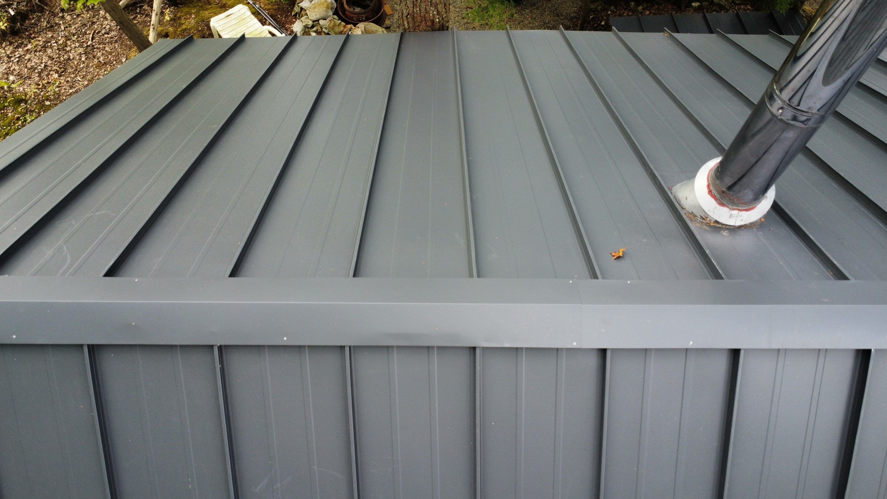 Standing Seam Metal Roof using Aluminum 032GA by CMNG LLC