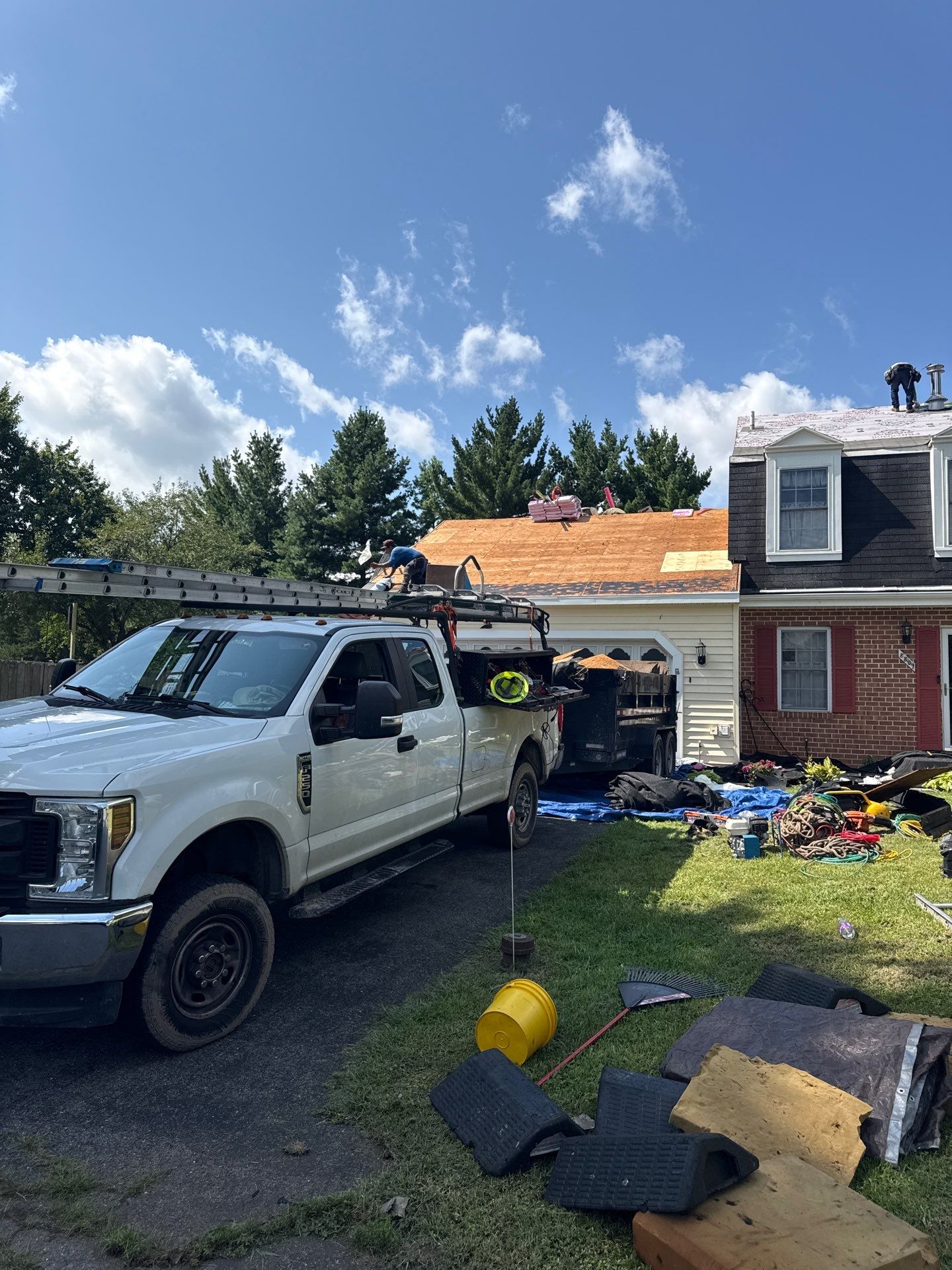 Architectural Shingle Roof Replacement and Decking Repair in Walkersville by Frederick Roof Repair