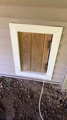 Door Installation using Custom work