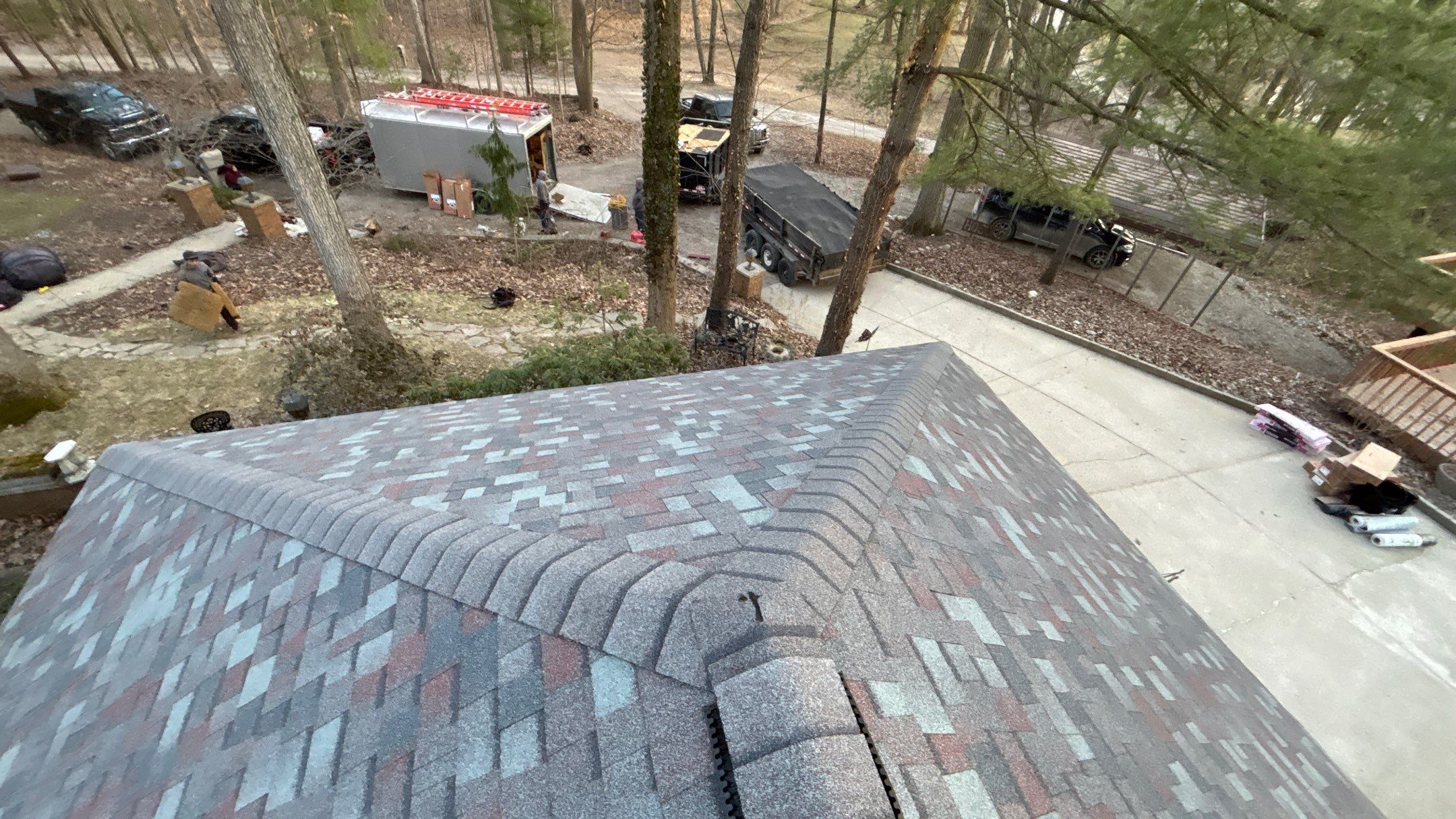 Roof Replacement using Owens Corning Colonial Slate by 180 Contractors