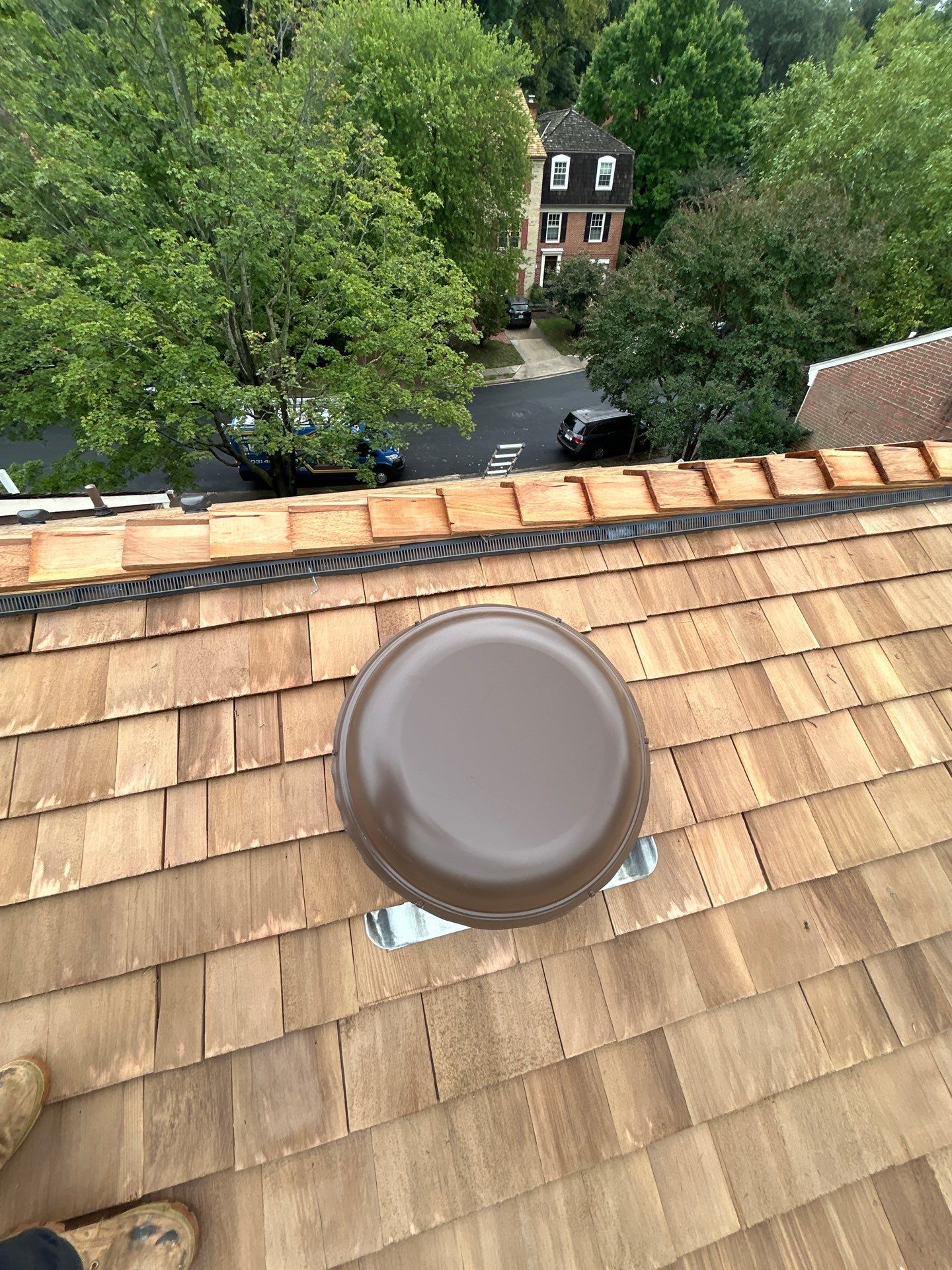 Arlington: Residential Roof Replacement with Perfection CCA-Treated Cedar Shakes by RM Banning, Inc.
