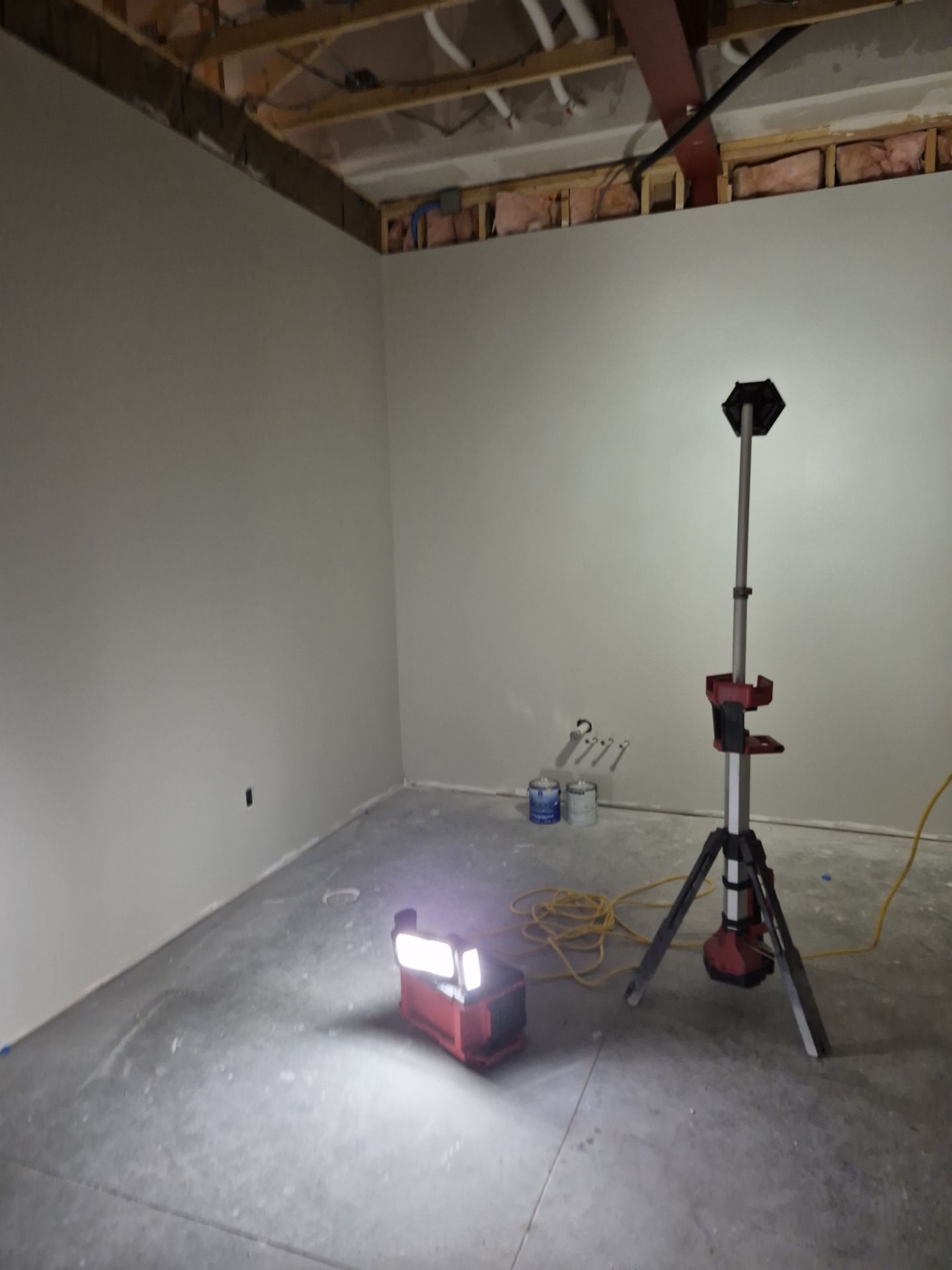 New room build epoxy floor & paint! by Gordon Painting