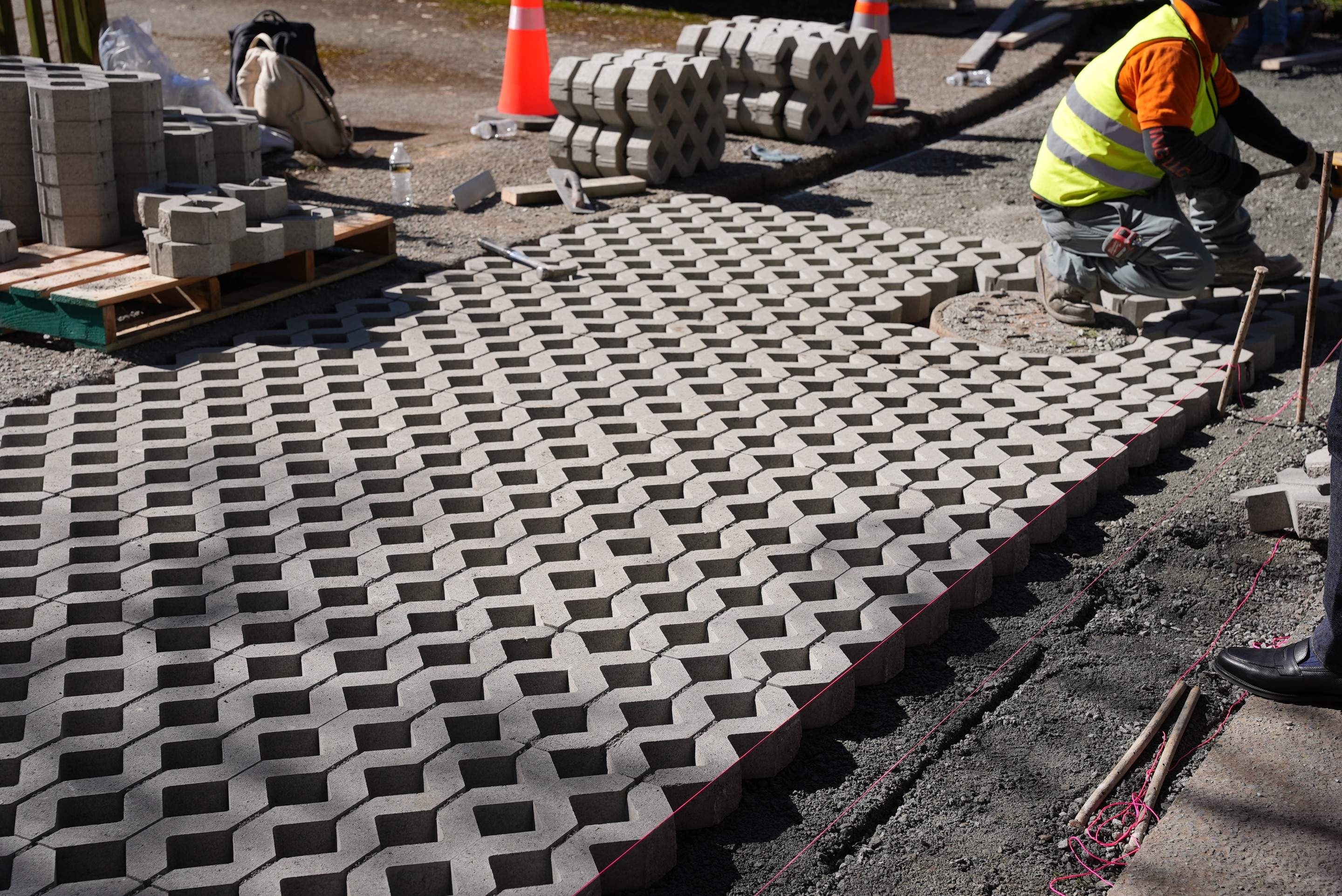 Russell | Turfstone Pavers Driveway  by Jireh Asphalt & Concrete Inc 