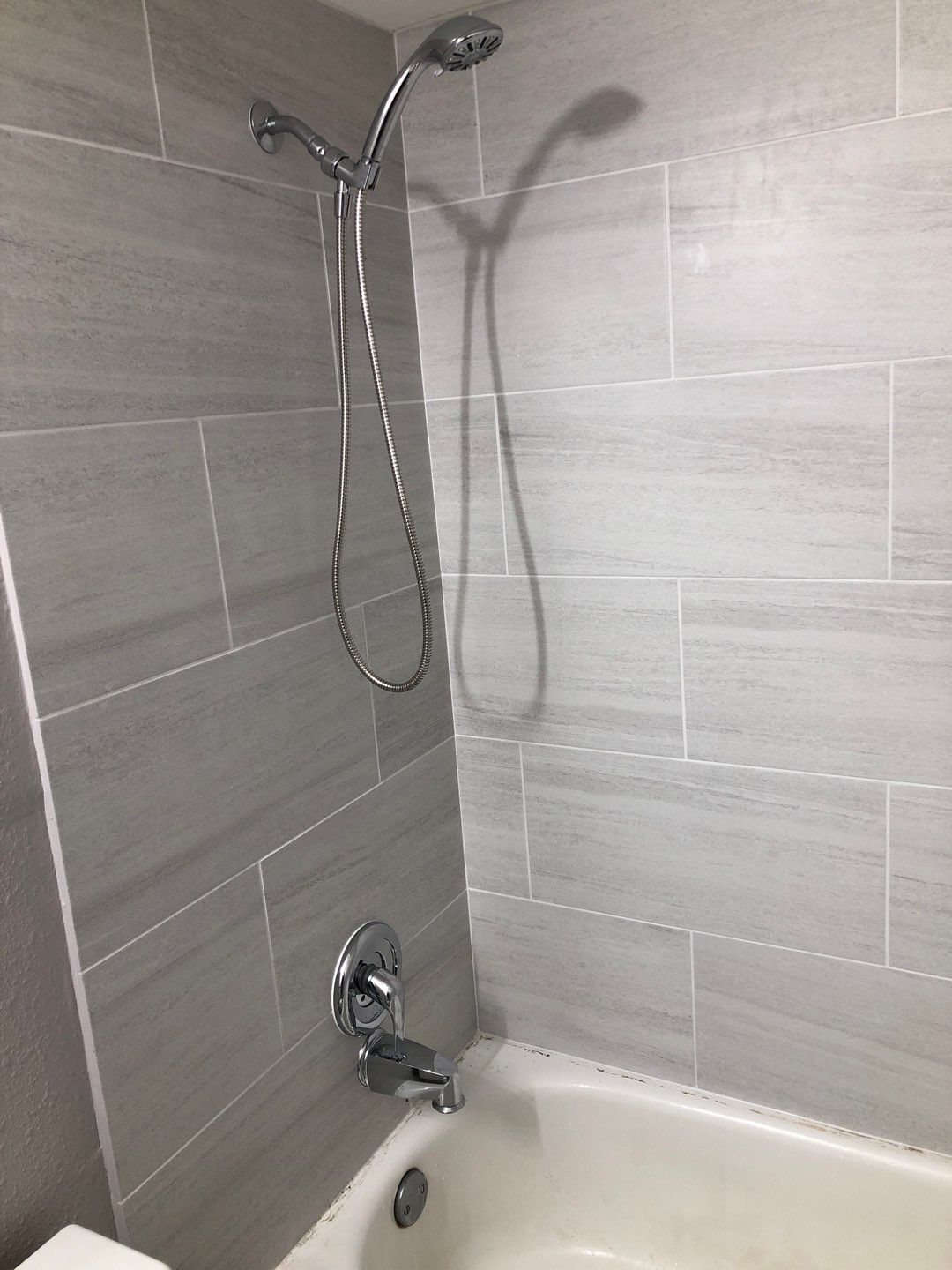 Bathroom Remodel using Water mitigation equipment by L&T General Contractors and Restoration INC