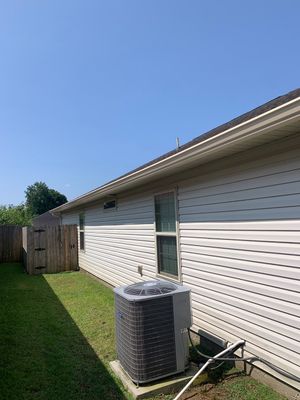 Sand Tone Color Gutter Installation in Pensacola FL