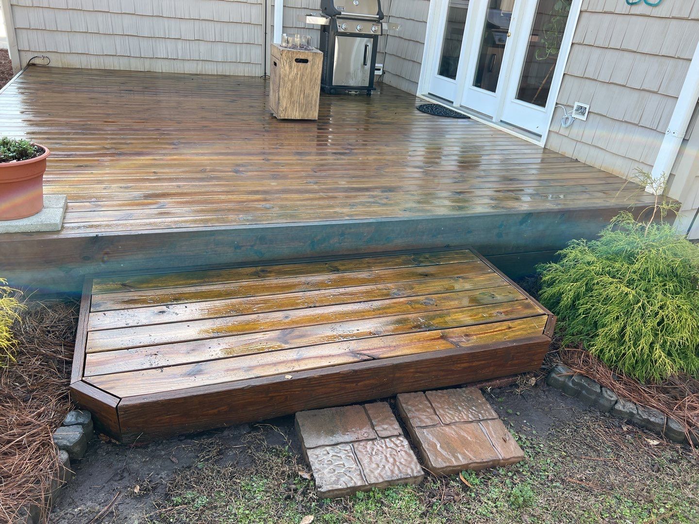 Weathered Deck using Wood Sealant by DuraSeal