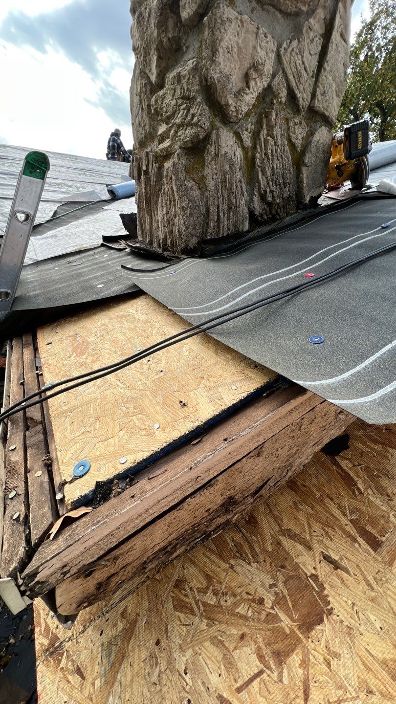 Residential Roofing Installation using GAF Natural Shadow  by A & H Roofing and Contracting