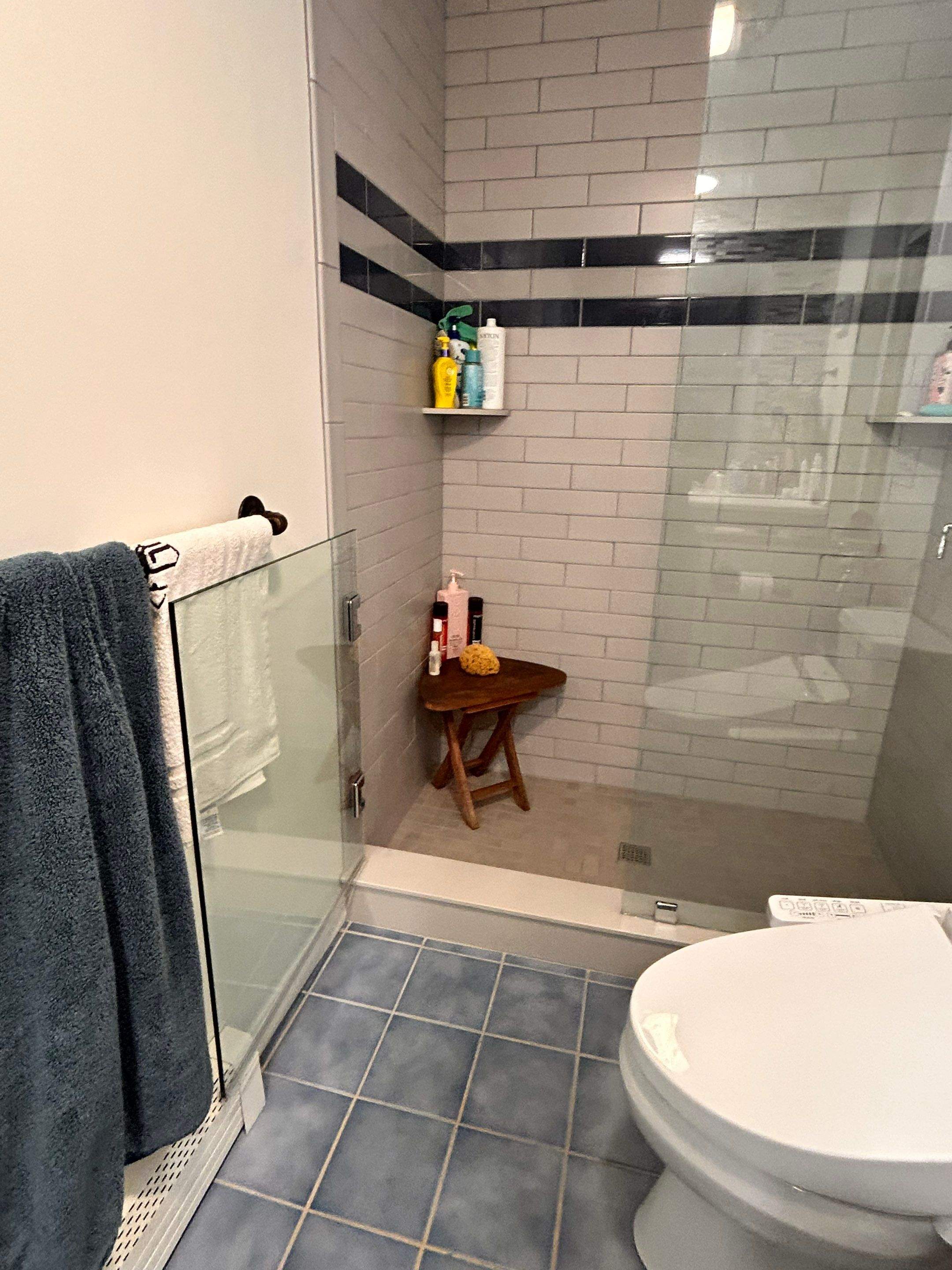 Shower Door Addition by Cheshire Glass Company