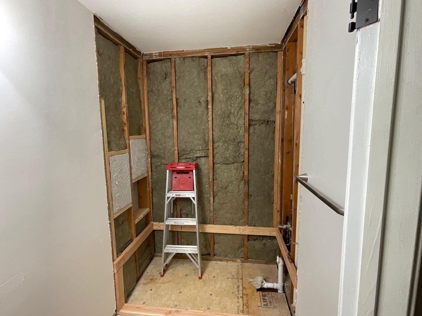 Bathroom Remodel using Two new bathroom design and new floors by Alpha Design Services