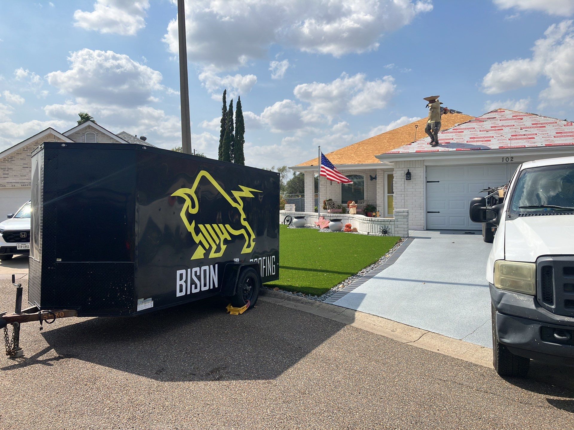 Mission Roof Project by Bison Roofing  