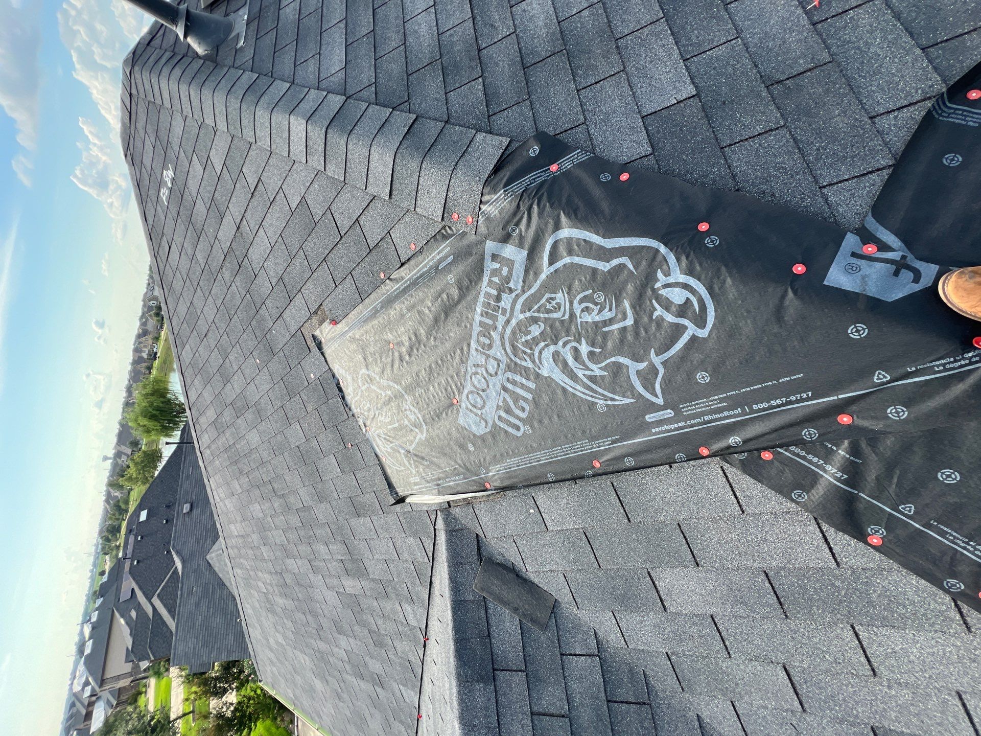 Residential Roofing Repair using Owen's Corning Duration (Lifetime) Shingles by Roof Repair Services LLC