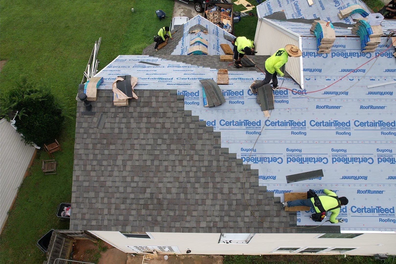 Worked with insurance for this project in Charlotte by Best Roofing Now LLC