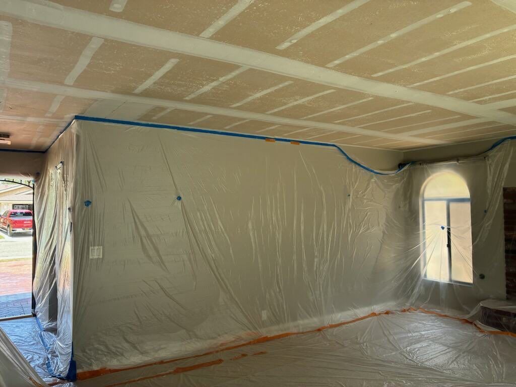 Mike And Lilys Popcorn ceiling removal by Asis Painting Inc