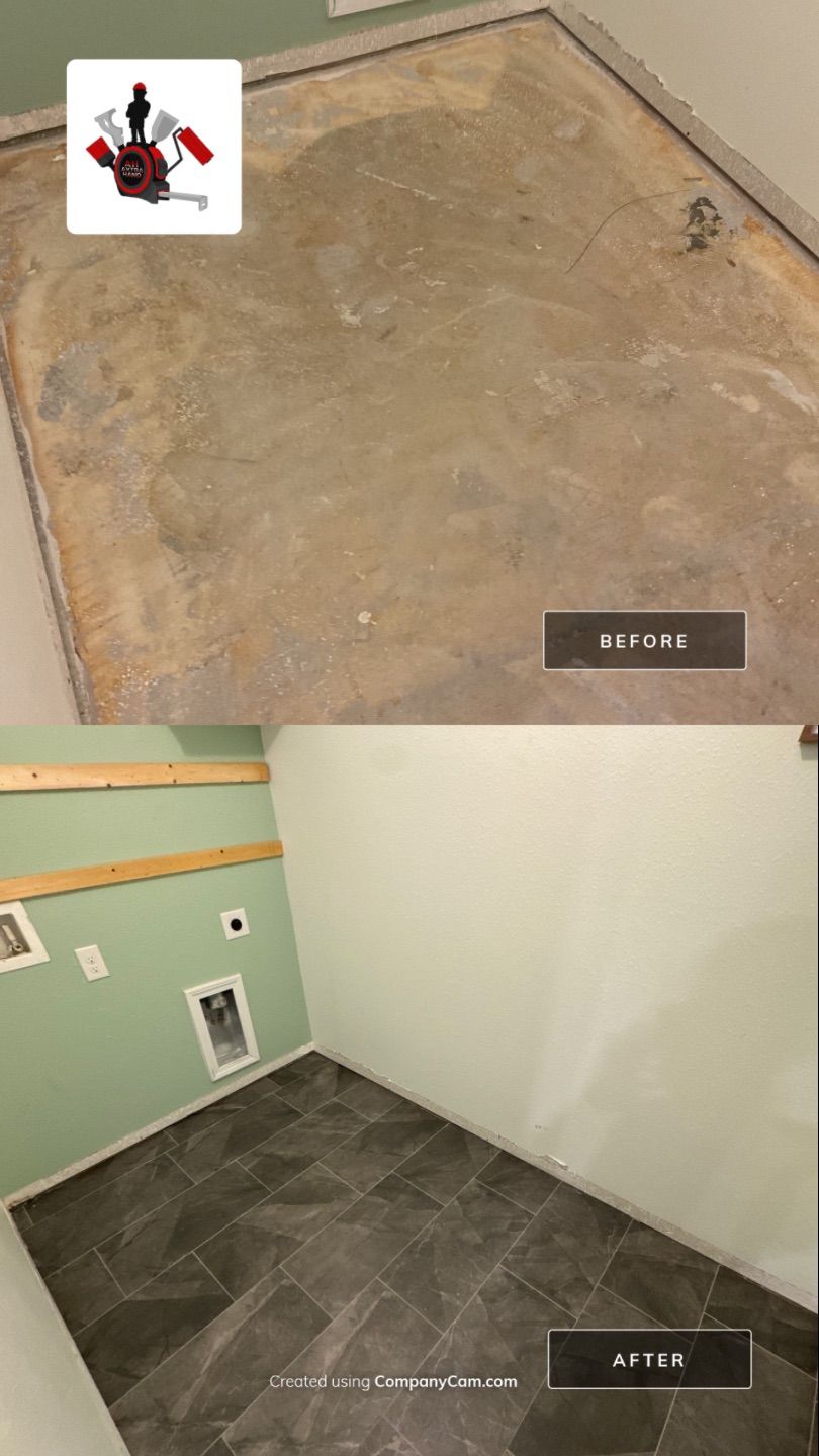 Tile Installation & Epoxy Countertop by Axtra Hand