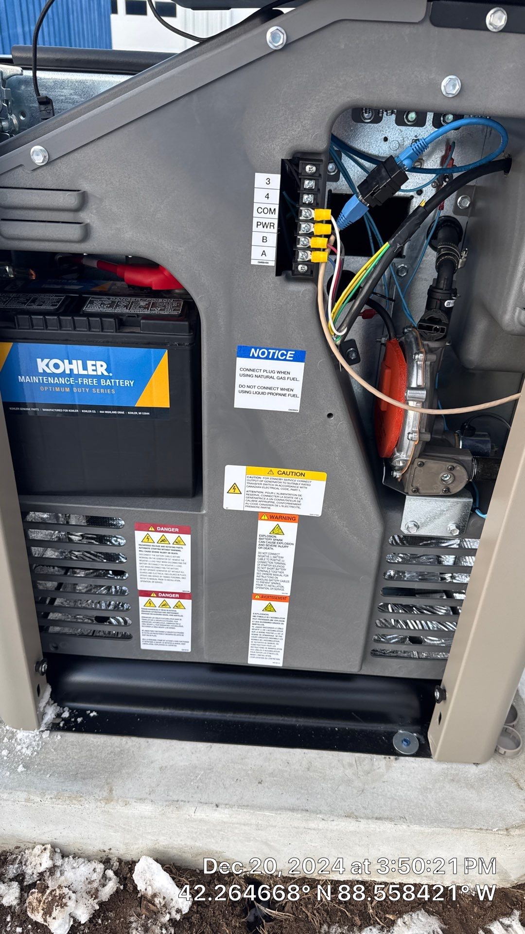 KOHLER Generator Installation by GSHA Services LTD