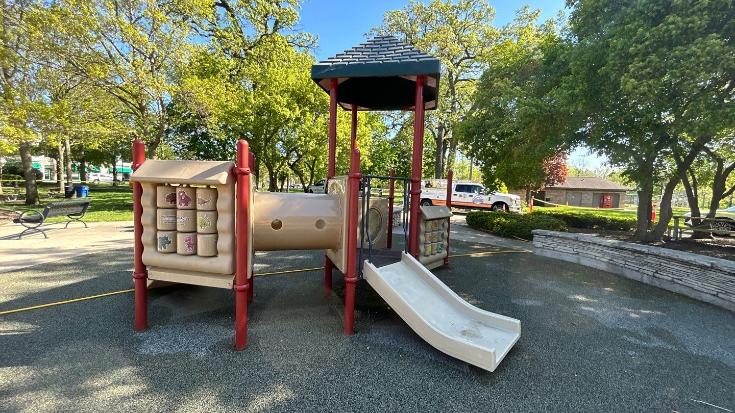Playground cleaning by Northern Power Washing LLC.
