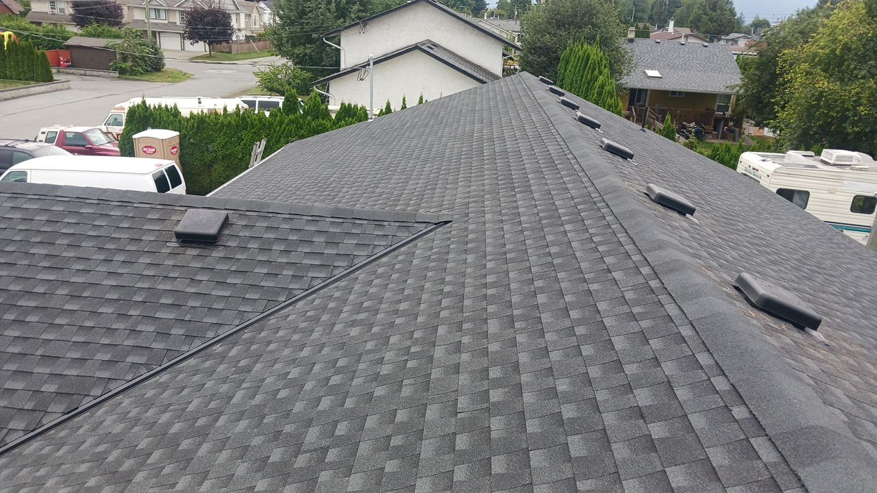 Residential Remodel using GAF Charcoal HDZ by Top Notch Roofing Inc