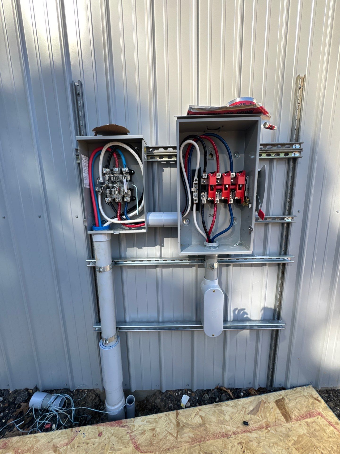 200 amp 3-phase underground service by Total improvement concepts LLC