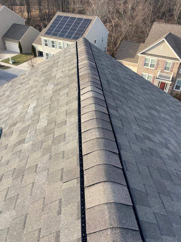A recent roof repair we completed in Ellicott City, MD by Roof Right Inc