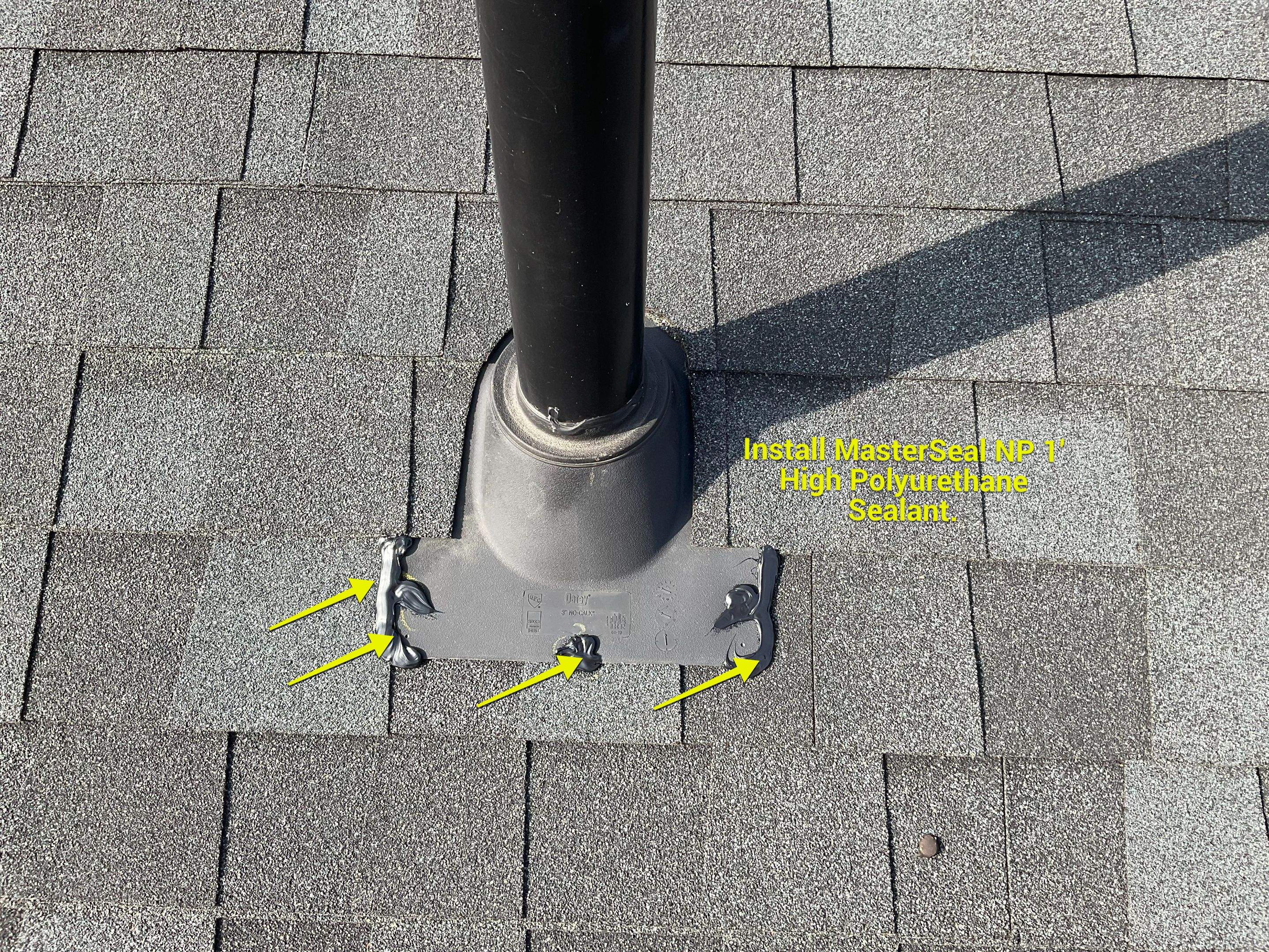 Residential Roofing Repair using Vulkem Black Caulk  by Alpha Design Services
