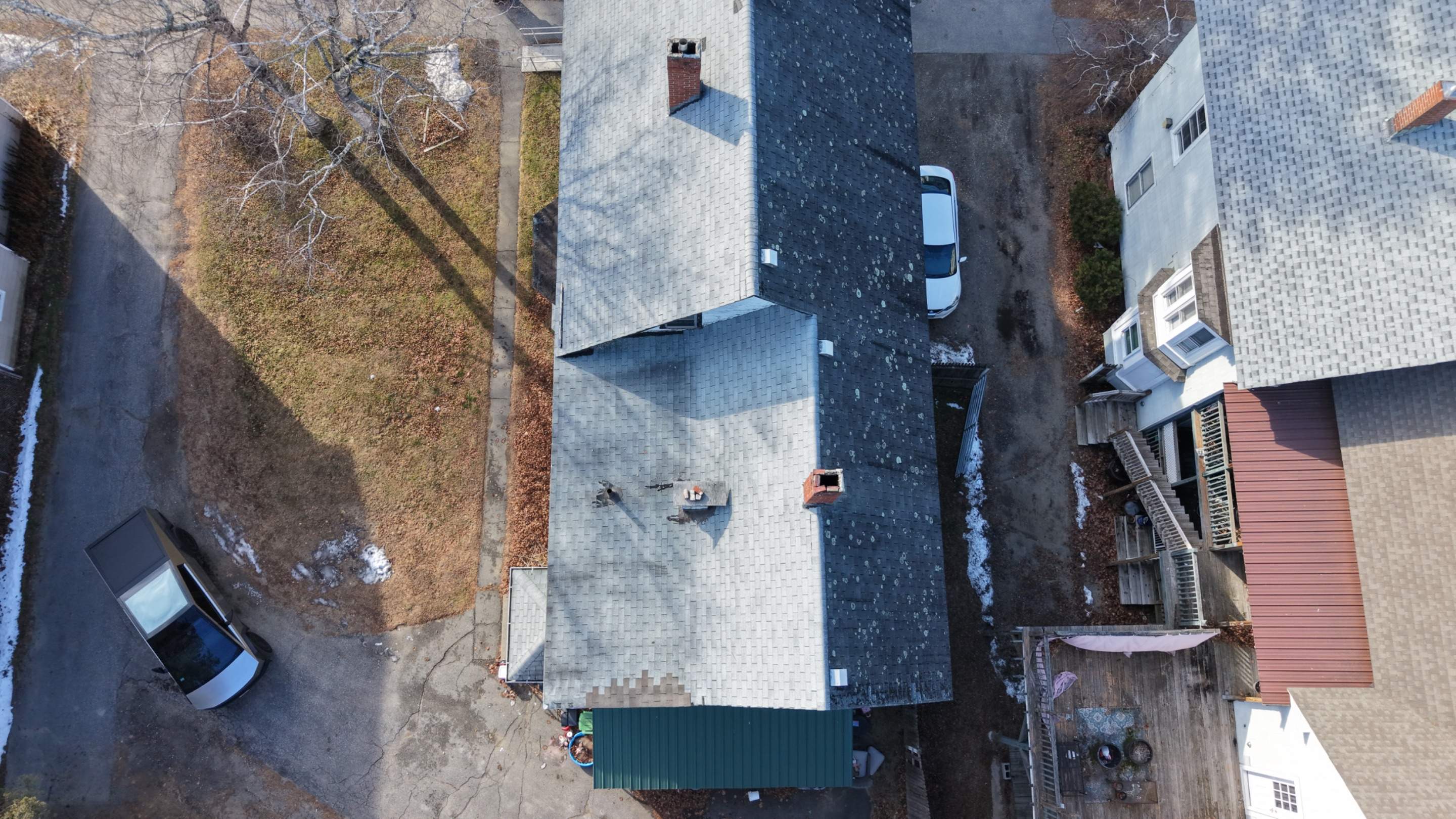 Full Roof Replacement in Maine – Two-Layer Tear-Off, Chimney Removal & Low-Slope Conversion by JOHNNYS PRO