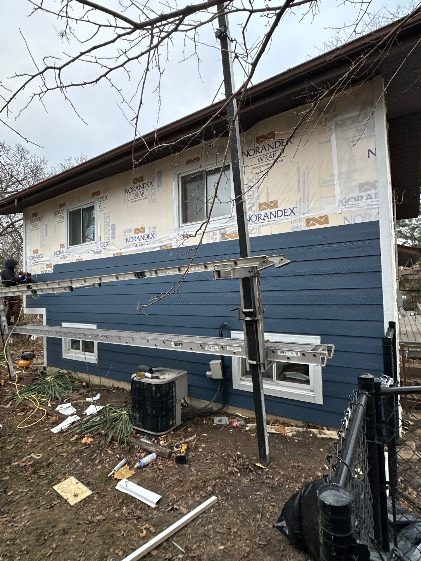 Siding Installation using LP Smartside  by Perfect Exteriors Inc. 