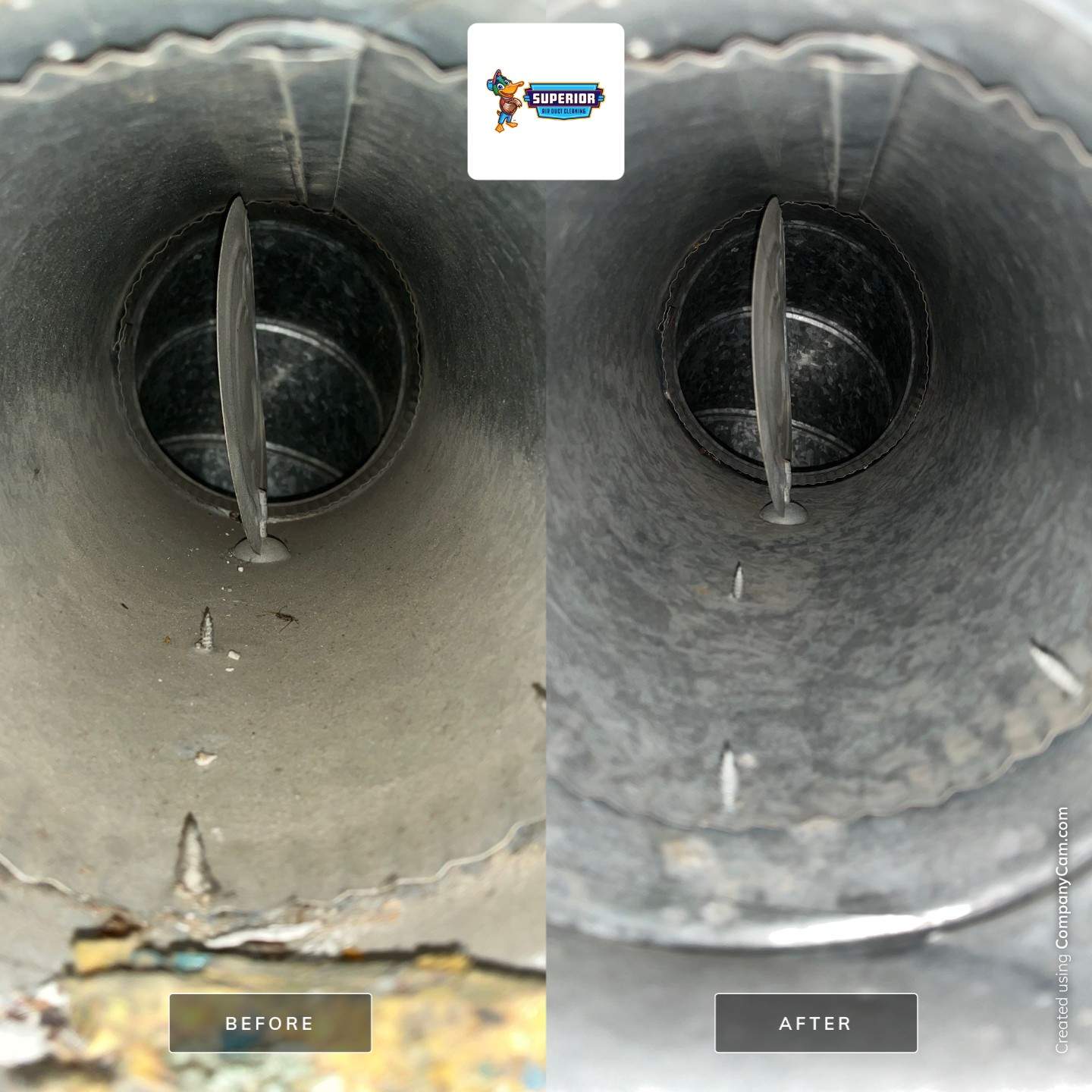 Air Duct Cleaning With a Vacuum Truck in Canfield, OH by Superior Air Duct Cleaning