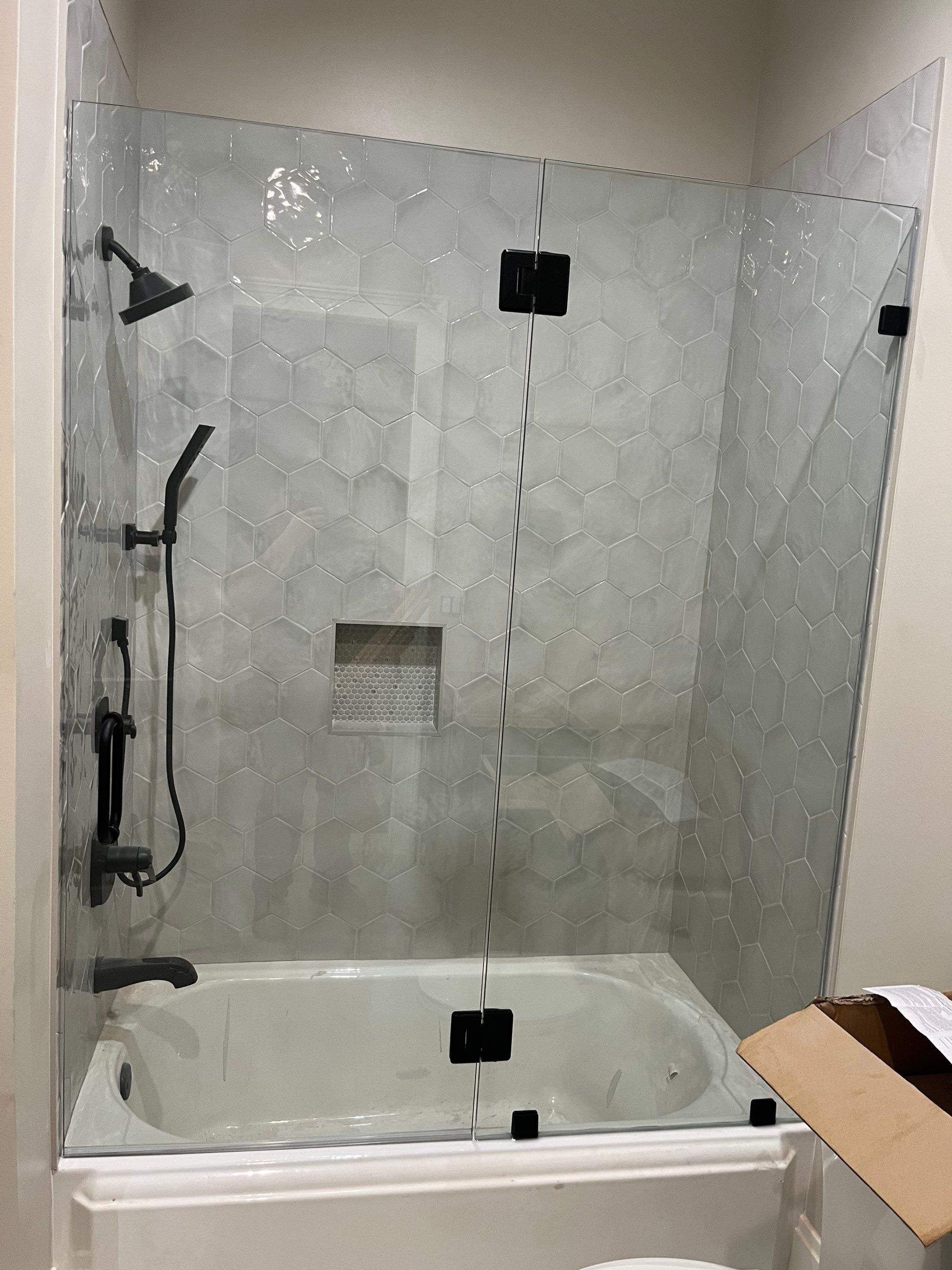 Shower Pictures by Custom Glass Service