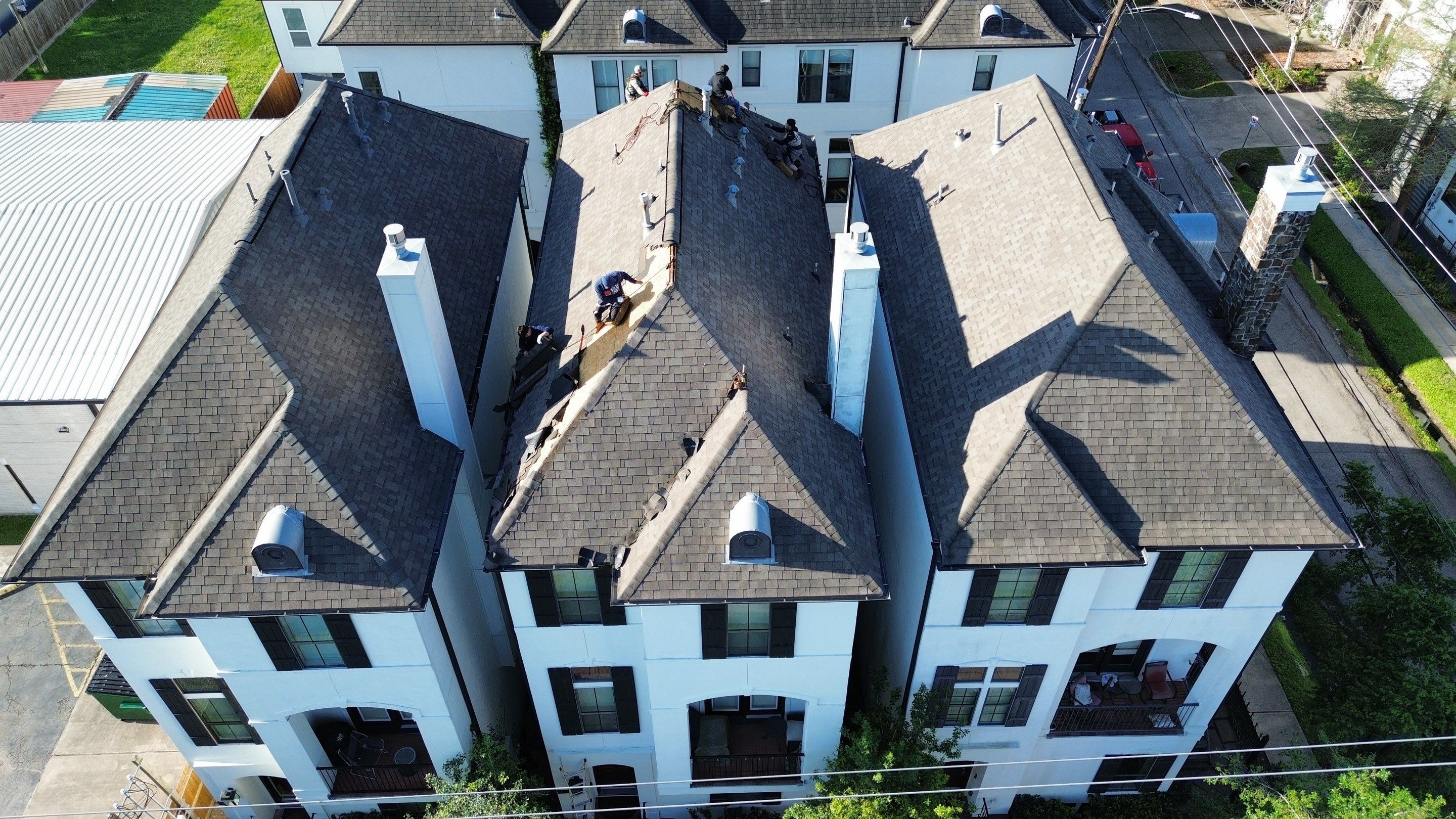 Roof Replacement using IKO Nordic in the Heights! by Core Four Roofing