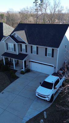 Roof replacement by hail and wind damage