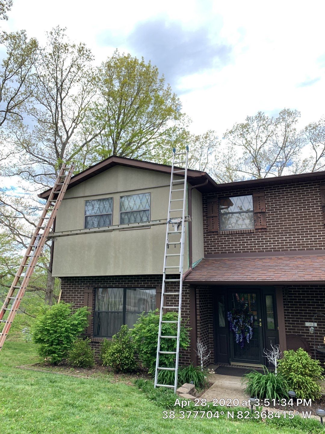 Old to New Tudor Style Fiber Cement Update  by Secure Construction Company Inc