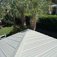 24ga 1" Nail-Strip Solar White by Total Roofing System The Metal Roof Experts