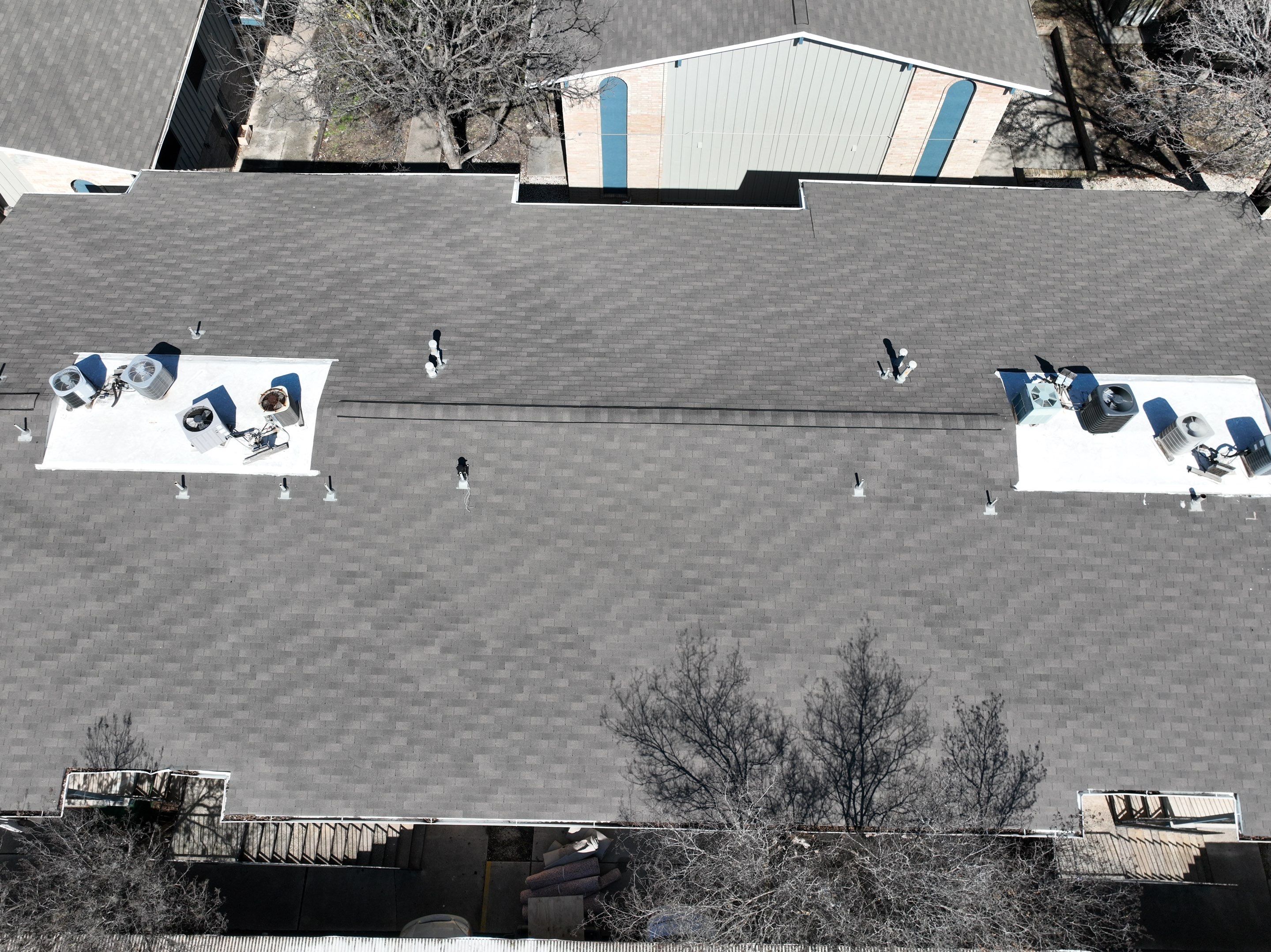 Commercial Roof Inspection using Drone Inspection by Premier Roofing and Contracting