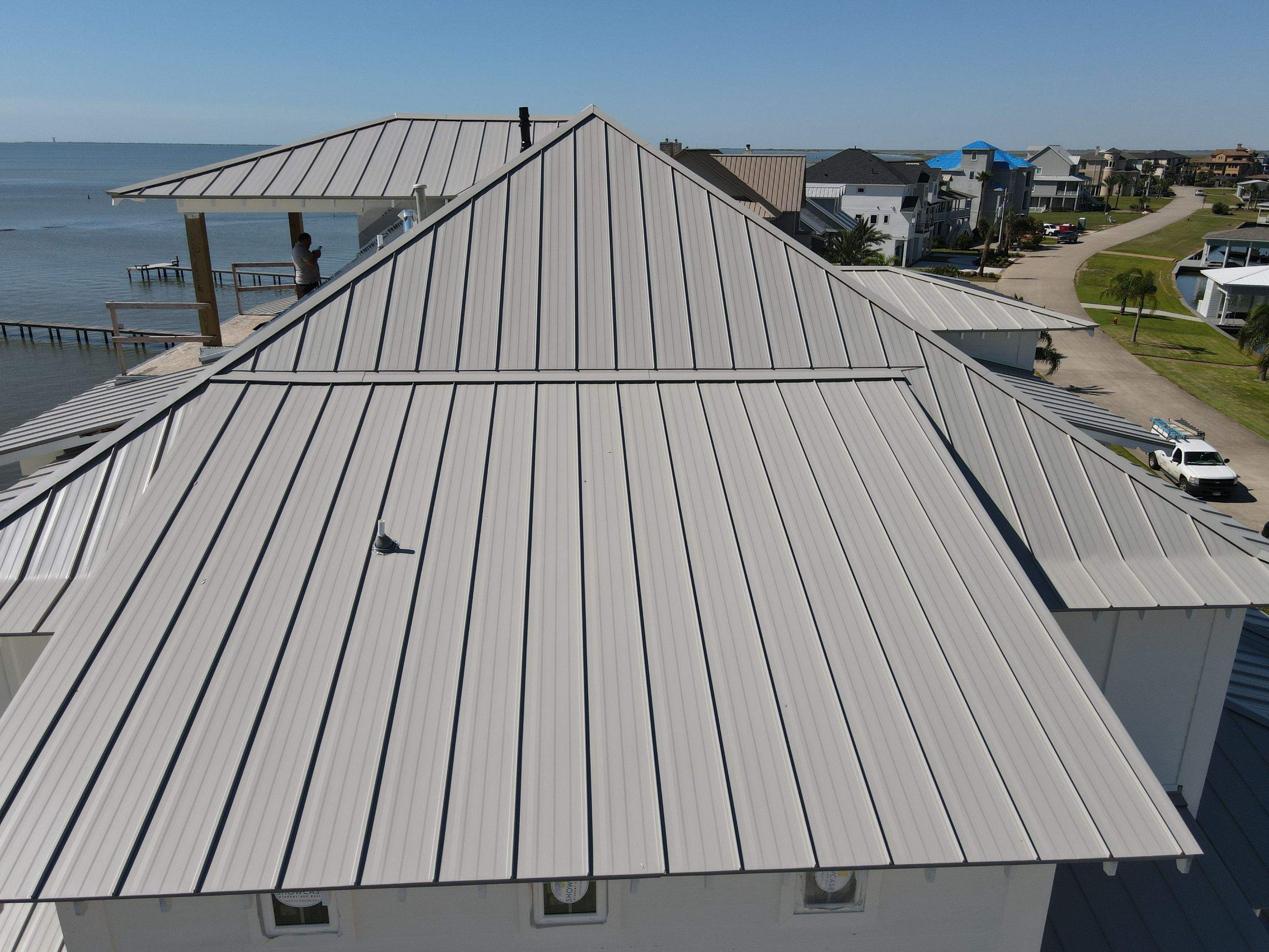 Metal Roof  using McElroy Metals - Ash Gray by Level 7 Companies