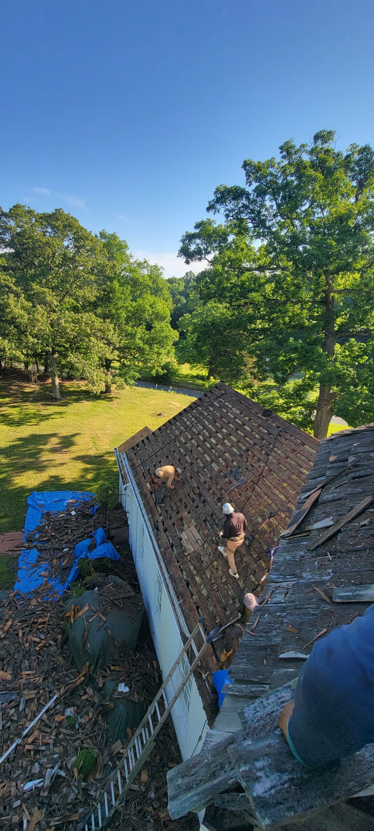 Church Roof Installation using GAF Slateline by ExteriorPros