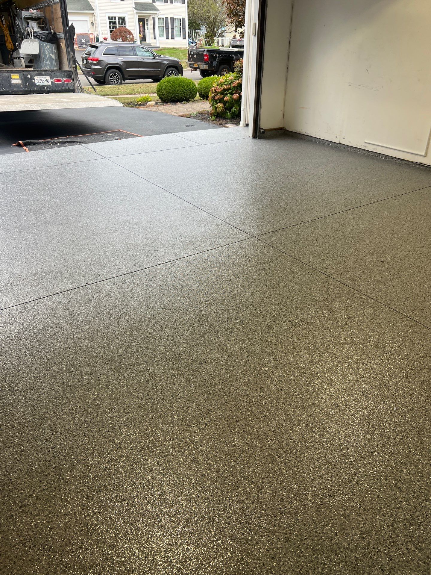 VIntage Silverado Garage Coating by NG Masonry & Construction LLC