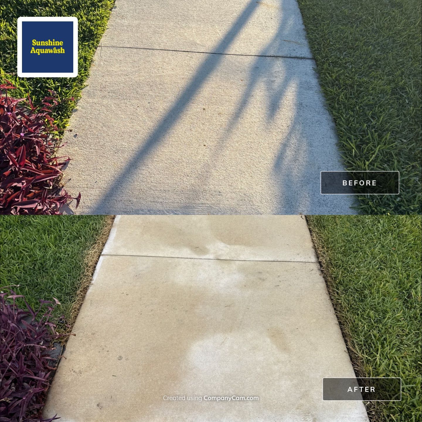 Rust Stain Removal from Concrete Driveway and Pavers in Park East at Azario | Lakewood Ranch, FL by Sunshine AquaWash