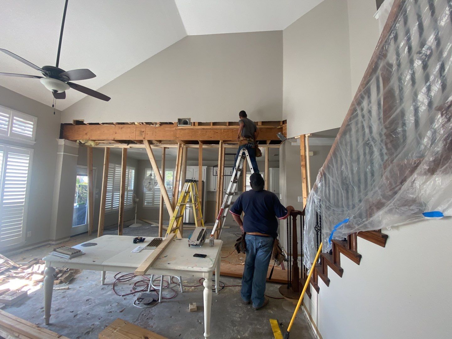 Full Interior Water Damage Reconstruction and Kitchen Renovation in McKinney by Springtree Restoration 