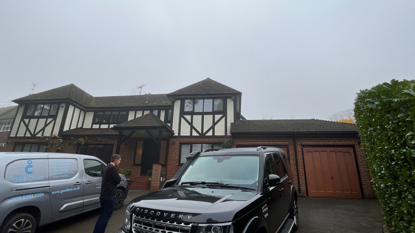 Roof Clean  - Moss Removal - Gutter Clean using Honda 15lpm Low Pressure Washing Machine by Ges Exterior Cleaning ltd
